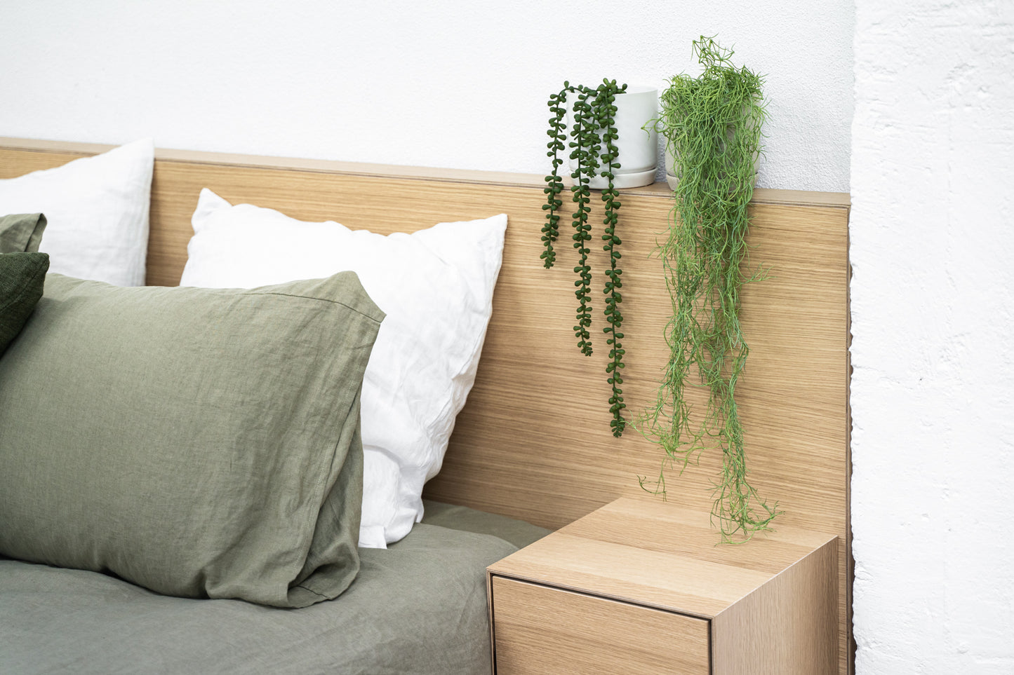 Slim 7 Drawer Bed Base with Headboard and Bedsides