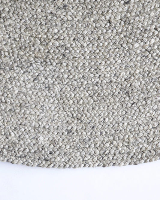 Tairua Silver Birch Round Floor Rug