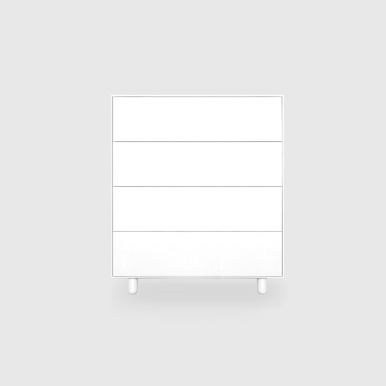 Slim 4 Drawer Tallboy - Colour