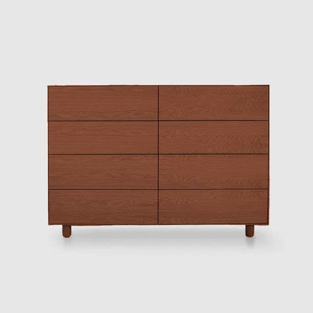 Slim 8 Drawer Lowboy
