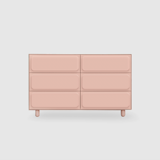 Forma 6 Drawer Lowboy - Colour