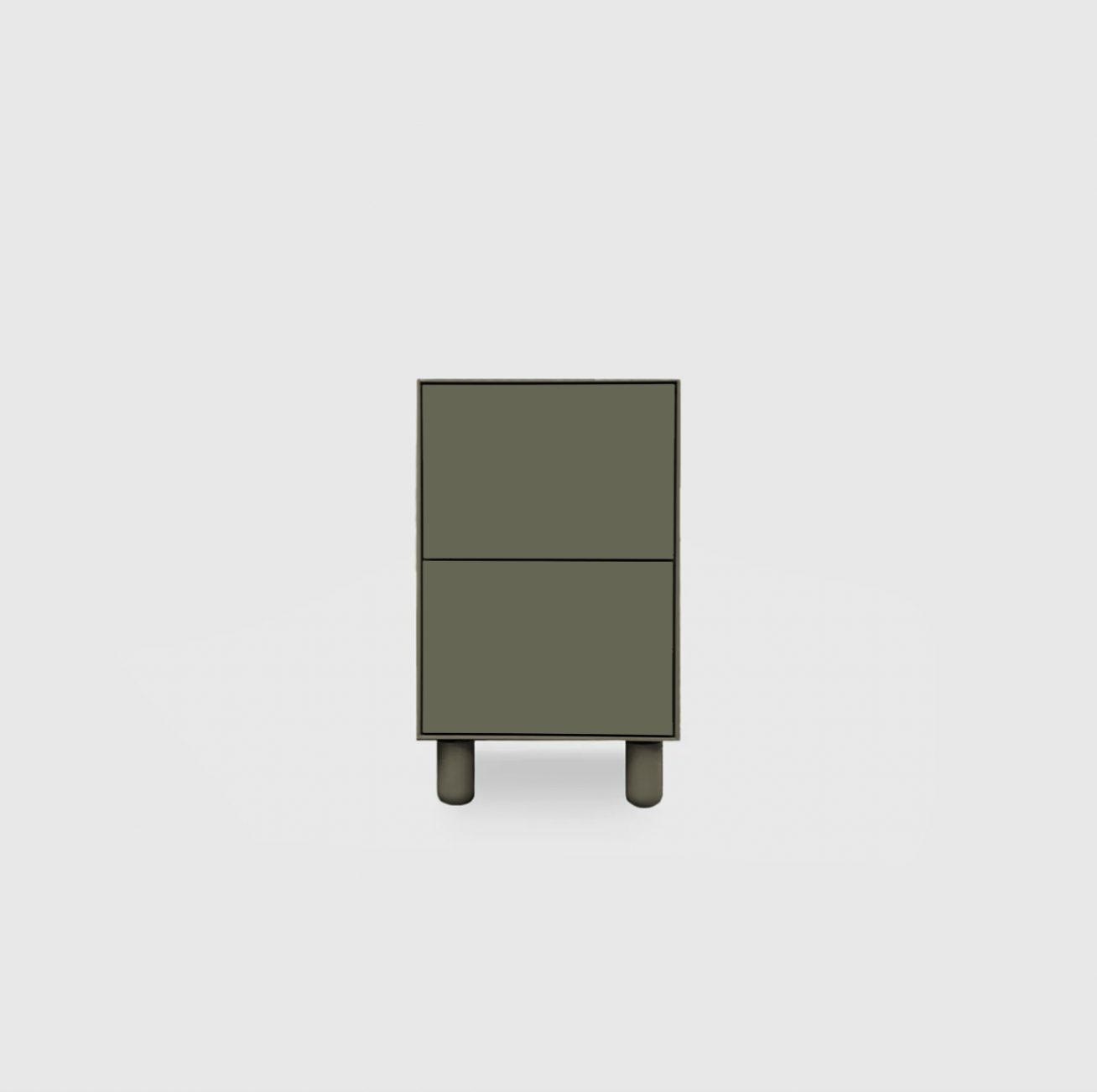 Slim 2 Drawer Bedside - Colour