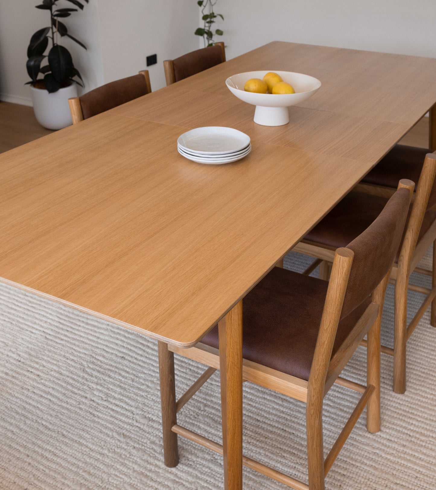 Extendable Archie Dining Table 2m-2.4m - Oak