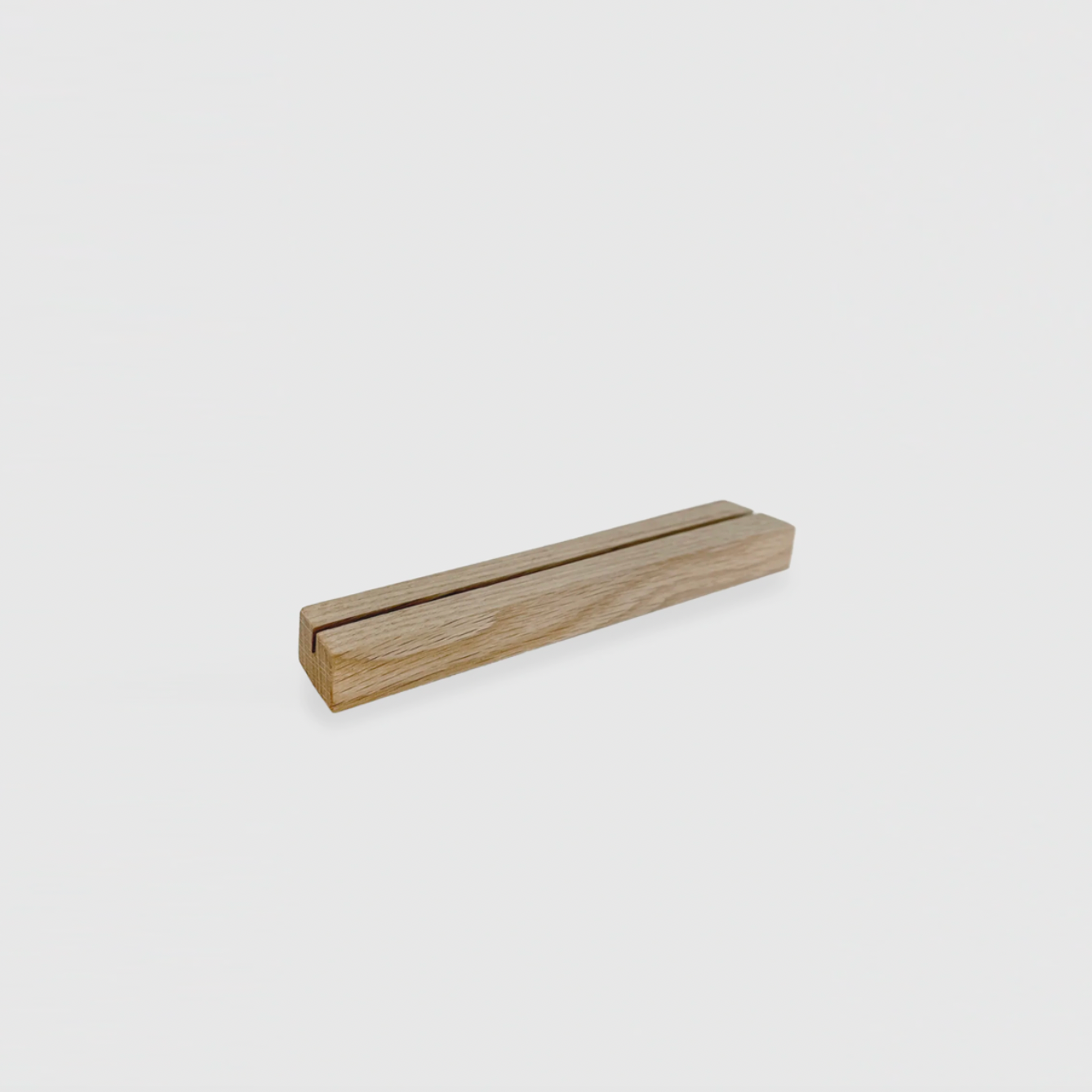 Wooden Card Holder - Base - Solid Oak